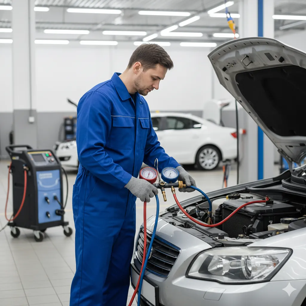 A/C system service